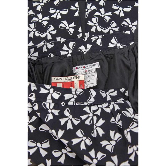 Yves Saint Laurent Rive Gauche Pencil 38 Black - Picture 3 of 4